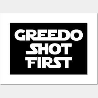 Greedo Shot First Posters and Art